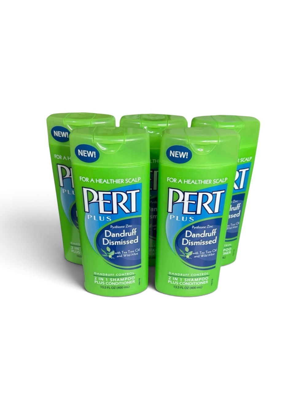 5x Pert Plus DANDRUFF DISMISSED 2-in-1 Shampoo Conditioner Original Formula 2009
